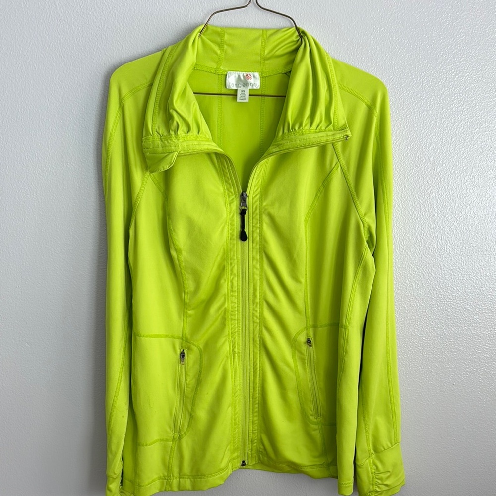 Lululemon Lime Green Zip-Up Jacket